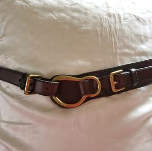 Ralph Lauren Equestrian Belt Brown Medium